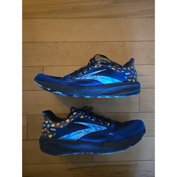 Brooks Men's 12 D Blue Peacoat Launch 9 Road Running Shoes - Picture 1 of 10